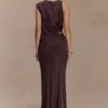 Violeta Asymmetric Top – Dark Chocolate Violeta Asymmetric Top – Dark Chocolate