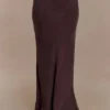 Violeta Maxi Skirt – Dark Chocolate