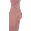 Virginia Suiting Embroidered Midi Dress – Burnt Rose Virginia Suiting Embroidered Midi Dress – Burnt Rose