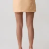 Vivian Embroidered Mini Skirt – Orange Vivian Embroidered Mini Skirt – Orange
