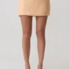 Vivian Embroidered Mini Skirt – Orange Vivian Embroidered Mini Skirt – Orange