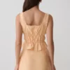 Vivian Embroidered Sleeveless Top – Orange Vivian Embroidered Sleeveless Top – Orange