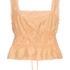 Vivian Embroidered Sleeveless Top – Orange Vivian Embroidered Sleeveless Top – Orange