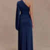 Vivica Slinky One Shoulder Top – Midnight Navy Vivica Slinky One Shoulder Top – Midnight Navy