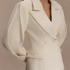 Wesley Structured Blazer – Buttercream