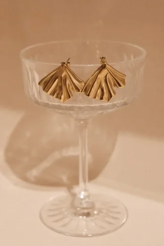 Willa Draped Earrings – Gold