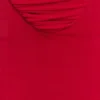 Willa Gathered Mesh Midi Dress – Ruby