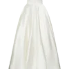 Willow Off Shoulder Satin Maxi Gown – White Willow Off Shoulder Satin Maxi Gown – White
