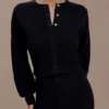 Xaden Wool Mix Knit Mini Dress – Black Xaden Wool Mix Knit Mini Dress – Black