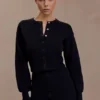 Xaden Wool Mix Knit Mini Dress – Black Xaden Wool Mix Knit Mini Dress – Black