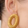 Yara Metal Wounded Stud Earring – Gold Yara Metal Wounded Stud Earring – Gold