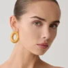 Yara Metal Wounded Stud Earring – Gold Yara Metal Wounded Stud Earring – Gold