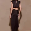 Zendaya Silk Midi Skirt – Black Zendaya Silk Midi Skirt – Black